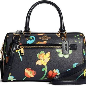 Coach Rowan Satchel In Signature Canvas